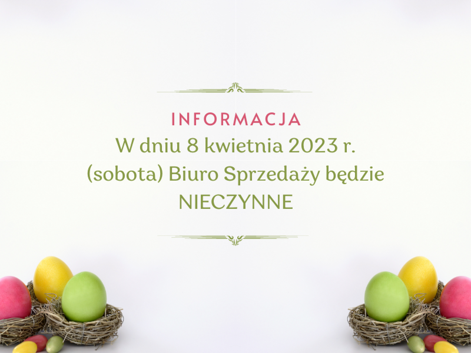 INFORMACJA 08.04.2023
