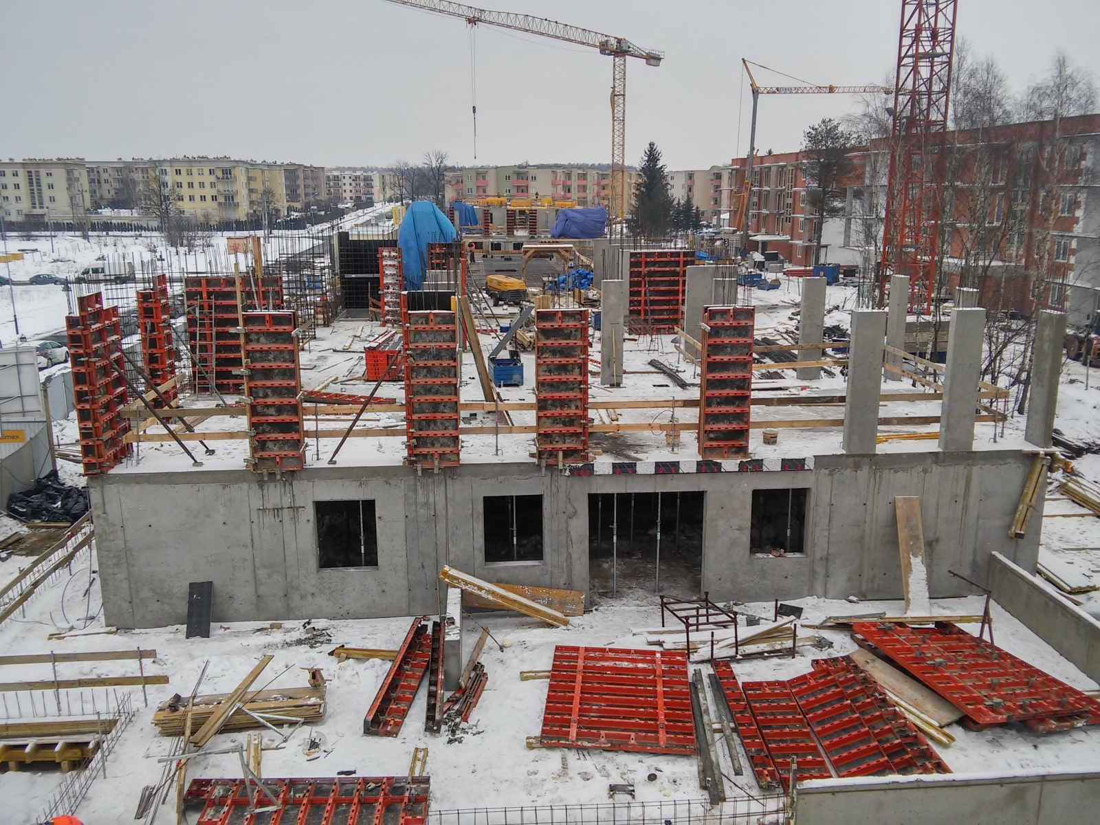 Fotorelacja z budowy II etapu inwestycji - 09.02.2017 r.